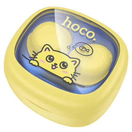 HOCO vezeték nélküli fülhallgató bluetooth TWS gyerekeknek EW111 sárga - 2