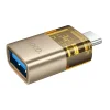 HOCO adapter OTG Type C (male) USB A (female) UA36B arany, thumbnail