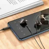 HOCO vezetékes fülhallgató Jack 3,5 mm mikrofonnal M125 fekete thumbnail