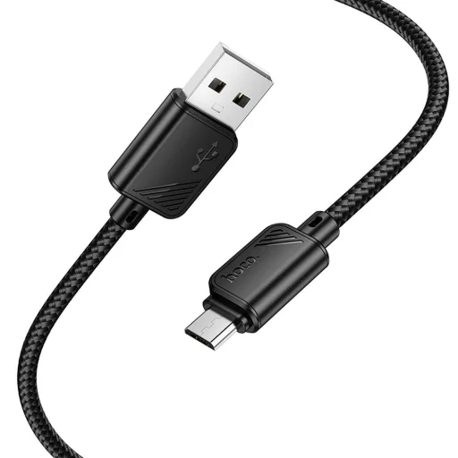 HOCO kábel USB A - Micro USB 2,4A X113 1 m fekete - 2