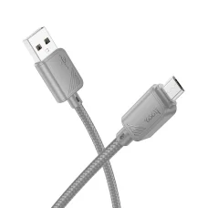 HOCO kábel USB A - Micro USB 2,4A X113 1 m szürke