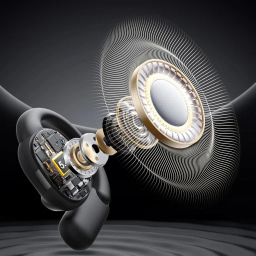 Joyroom Openfree JR-OE4 nyitott fülhallgatós TWS vezeték nélküli fülhallgató – fekete - 7