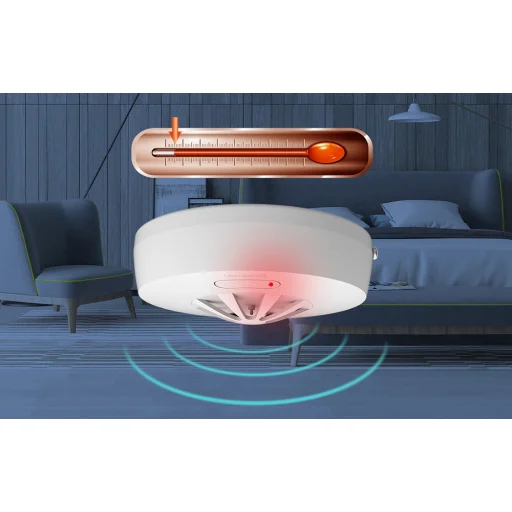 Heiman HM-5HW Összekapcsolt Vezeték Nélküli Hőérzékelő Riasztó - 7