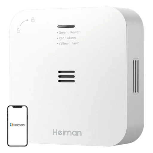 Wireless Alarm CO Heiman HM-720ES-W Interlinked - 2