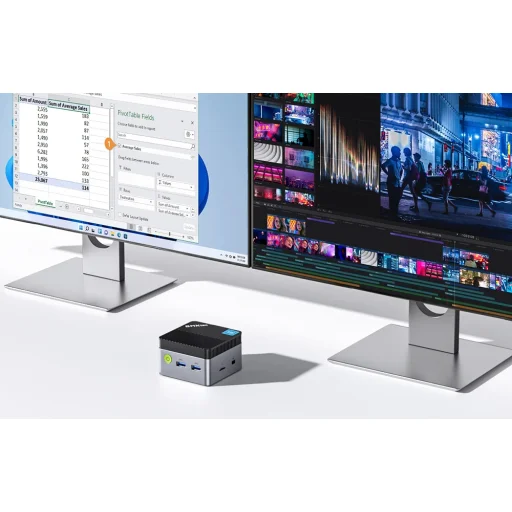 GMKtec Mini PC G5 Intel N97 12GB RAM + 512GB WIN 11 Pro - 3