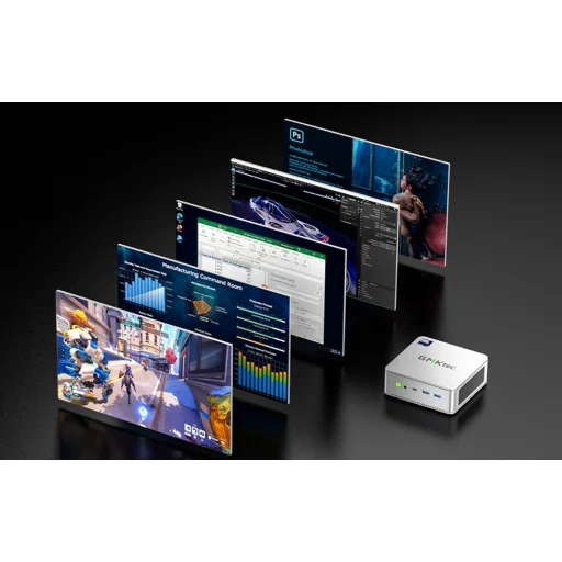 GMKtec Mini PC K9 Intel Ultra 5 125H 32GB RAM + 1TB WIN 11 Pro - 10