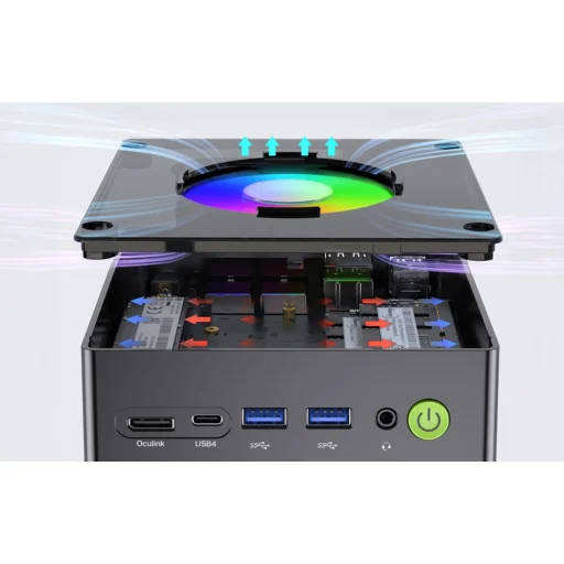 GMKtec Mini PC K11 AMD Ryzen 9 8945HS 32GB RAM + 1TB SSD WIN 11 Pro - 8