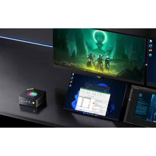 GMKtec Mini PC K11 AMD Ryzen 9 8945HS 32GB RAM + 1TB SSD WIN 11 Pro - 9