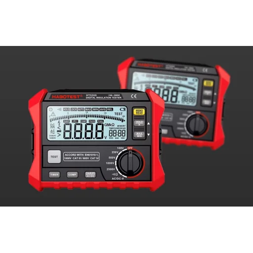 Habotest HT5205 digitális szigetelésvizsgáló - 6