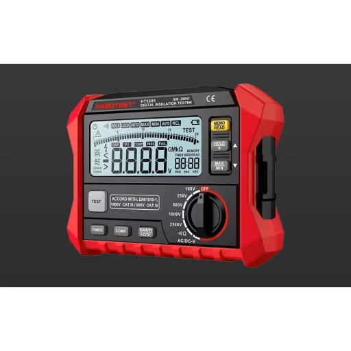 Habotest HT5205 digitális szigetelésvizsgáló - 8