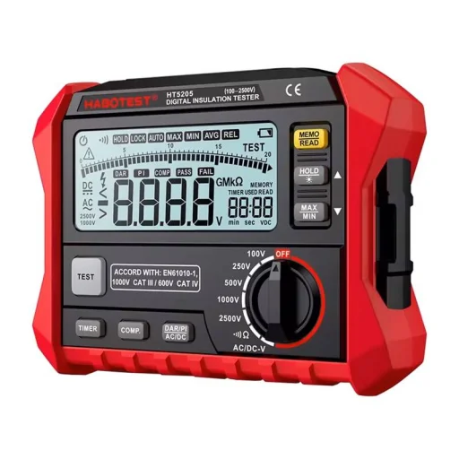 Habotest HT5205 digitális szigetelésvizsgáló - 1