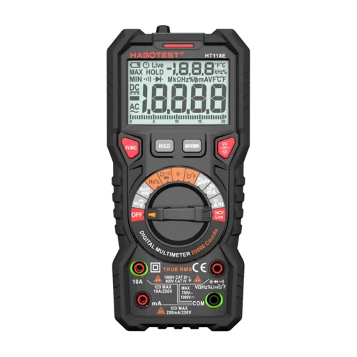 Habotest HT118E Univerzális Digitális Multiméter True RMS NCV - 1
