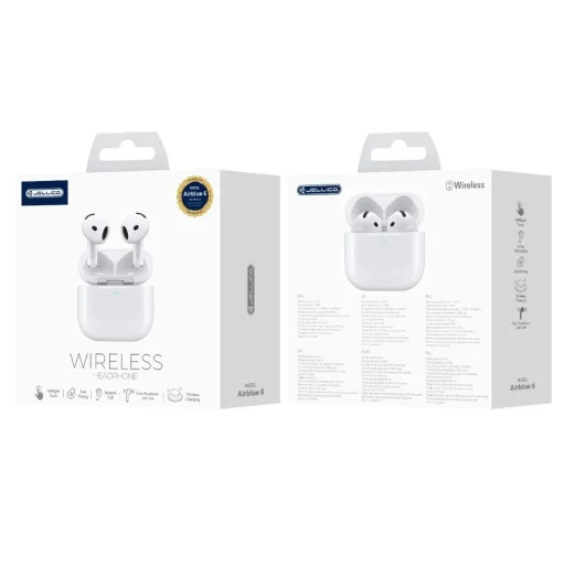 JELLICO vezeték nélküli fülhallgató AirBlue 6 Fehér - 1