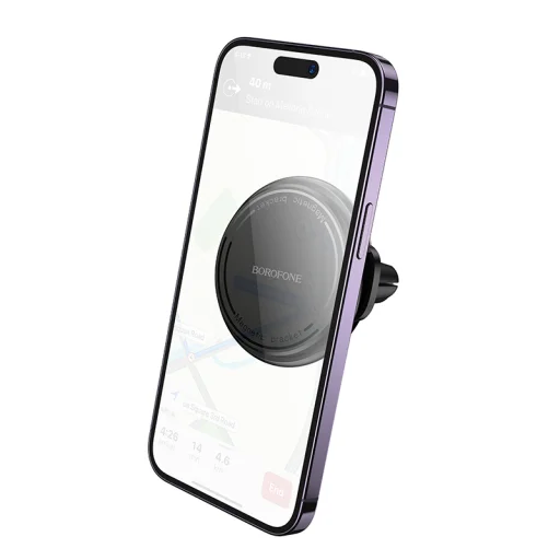 Borofone BH135 Parker mágneses autós telefontartó légbeömlőre fekete - 2