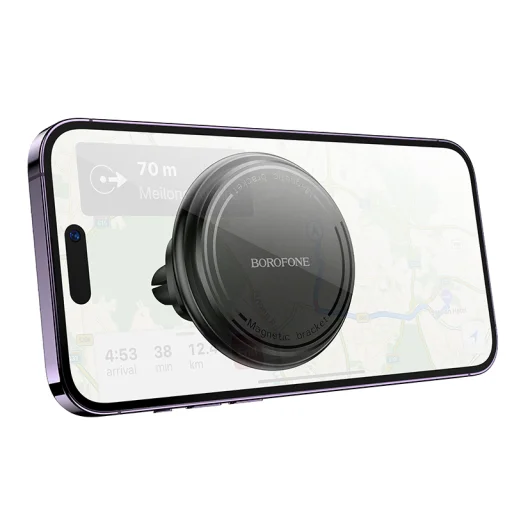 Borofone BH135 Parker mágneses autós telefontartó légbeömlőre fekete - 3