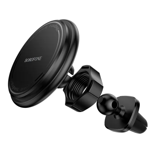 Borofone BH135 Parker mágneses autós telefontartó légbeömlőre fekete - 4