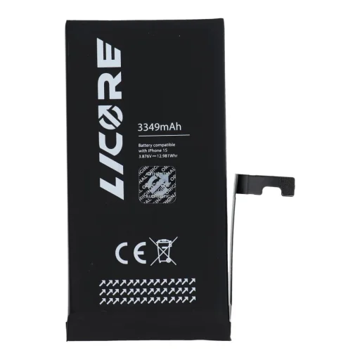 LICORE akkumulátor IPHONE 15-hez 3349 mAh - 1
