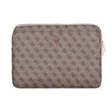 Guess PU 4G Triangle Logo Laptop tok 14" barna