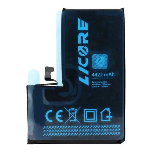 LICORE akkumulátor IPHONE 15 Pro Max 4422 mAh-hez - 1