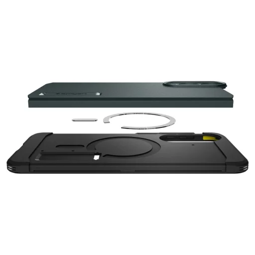  Galaxy S25 Edge Szakadék Zöld Spigen Tough Armor Magsafe tok - 8