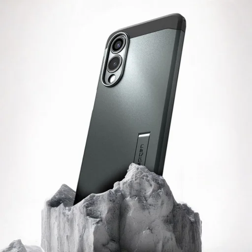  Galaxy S25 Edge Szakadék Zöld Spigen Tough Armor Magsafe tok - 10