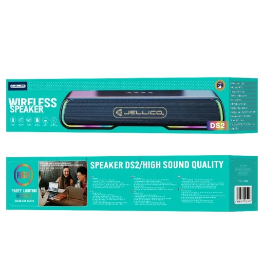 JELLICO Bluetooth Hangszóró DS2 Fekete - 2