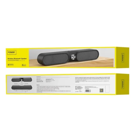 FONENG Bluetooth hangszóró BL12 fekete - 1