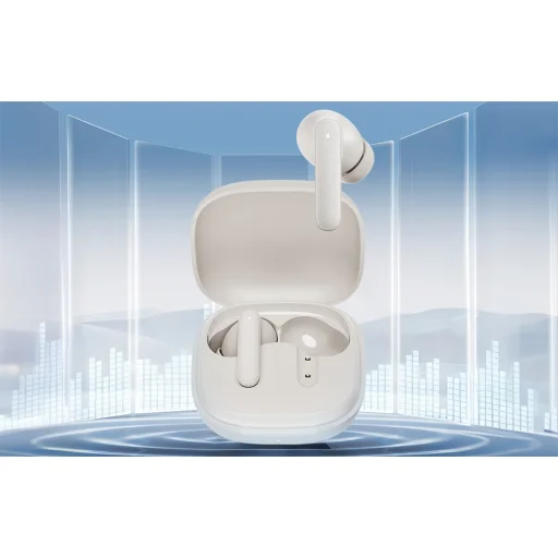 TWS QCY Buds T43 ANC fejhallgató (fehér) - 6