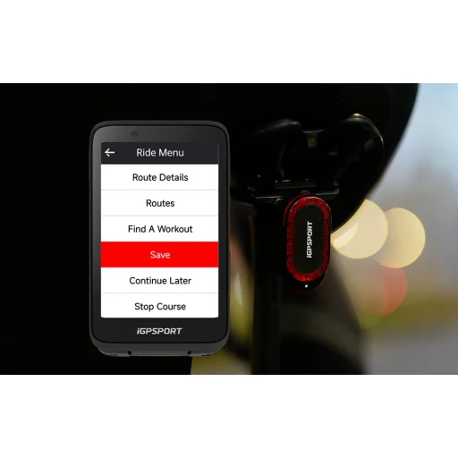 Radar hátulsó lámpa iGPSPORT SR mini - 5