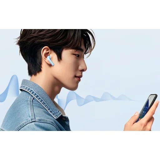 TWS QCY Ailybuds E10 QT35 fejhallgató (kék) - 8