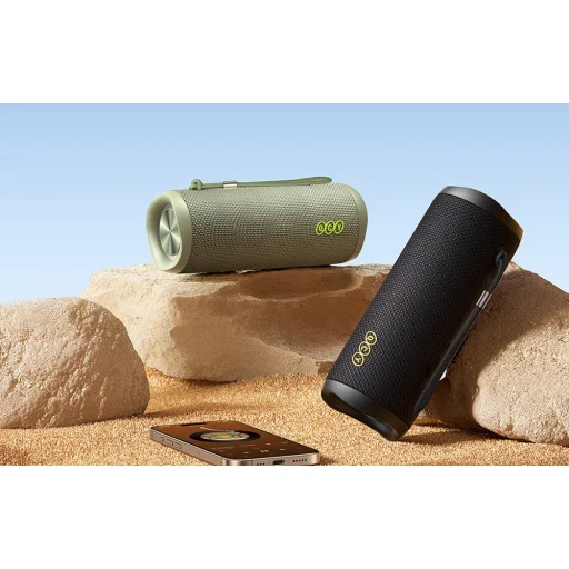 QCY SP7 vezeték nélküli hangszóró (zöld) - 4