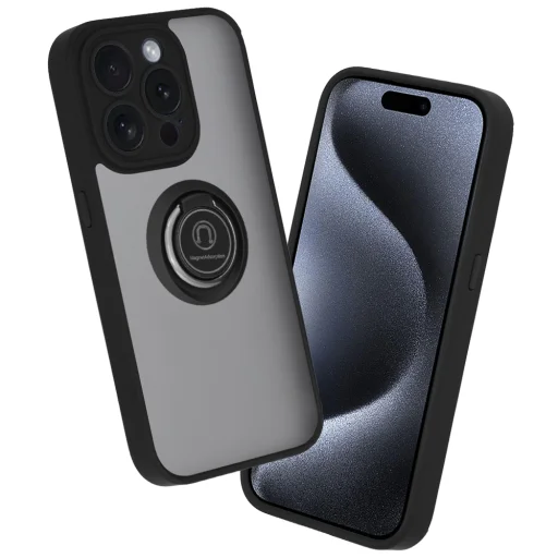  Techsuit - Glinth - iPhone 15 Pro - Fekete tok - 1