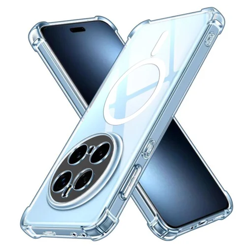  Honor Magic7 Pro Átlátszó Techsuit Ütésálló Átlátszó Szilikon MagSafe tok - 1