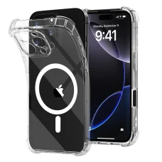  Techsuit - Ütésálló Átlátszó Szilikon MagSafe - iPhone 16 Pro Max - Átlátszó tok