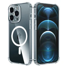  Techsuit - Ütésálló Átlátszó Szilikon MagSafe - iPhone 12 Pro Max - Átlátszó tok