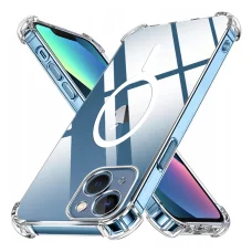  iPhone 13 Átlátszó Techsuit Ütésálló Átlátszó Szilikon MagSafe Tok