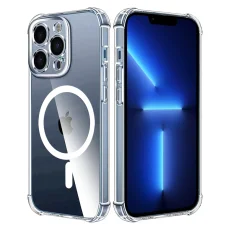  iPhone 13 Pro Max Átlátszó Techsuit - Ütésálló Átlátszó Szilikon MagSafe tok