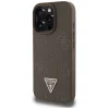  iPhone 16 Pro Barna Guess Peony Grained Hot Stamp Triangle MagSafe (GUHMP16LPGBTMW) tok thumbnail