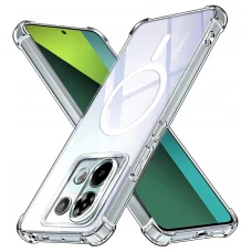  Techsuit - Ütésálló Átlátszó Szilikon MagSafe - Xiaomi Redmi Note 13 Pro 5G / Poco X6 - Átlátszó tok