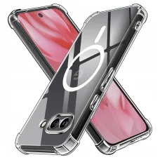  Techsuit - Ütésálló Átlátszó Szilikon MagSafe - Google Pixel 9a - Átlátszó tok