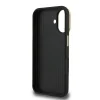  iPhone 16 fekete Guess PU Grained 4G Logo Stand Camera Frame tok thumbnail
