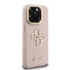 Guess PU Grained 4G Logo Stand Camera Frame tok iPhone 15 Pro Pink thumbnail