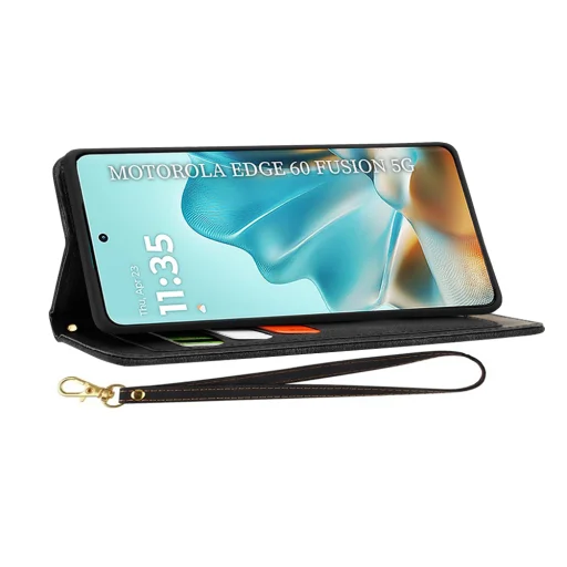  Techsuit - FlipCraft - Motorola Edge 60 Fusion - Hajnal virágai tok - 5