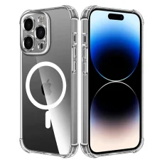  Techsuit - Ütésálló Átlátszó Szilikon MagSafe - iPhone 14 Pro - Átlátszó tok