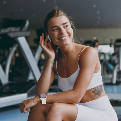 Tech-protect Nylonmag Apple Watch 6 / 7 / 8 / 9 / 10 / 11 / SE / Ultra 1 / 2 (44 / 45 / 46 / 49 mm) Krémszínű - 3