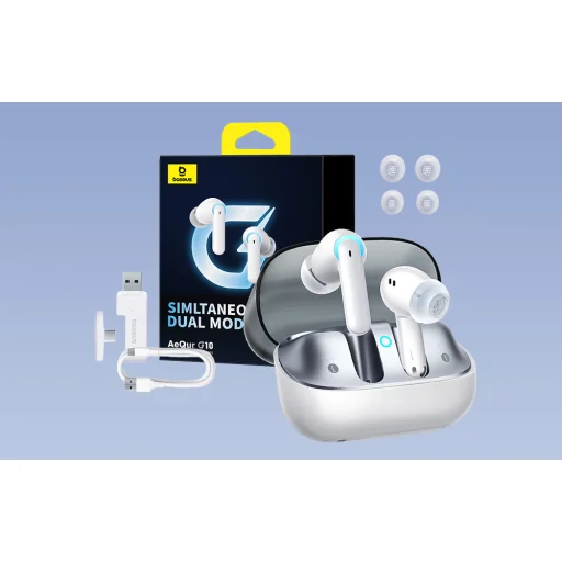 Baseus AeQur G10 TWS fülhallgató (fehér) - 13