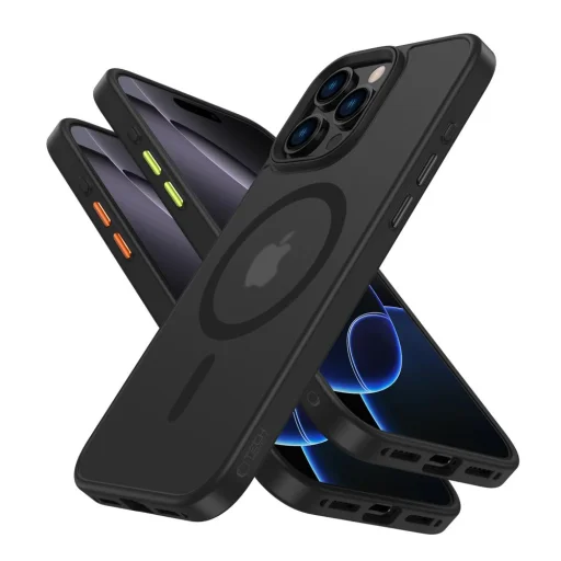 Tech-protect Magmat Xt 3-set Magsafe Iphone 16 Pro Matt Fekete tok - 2