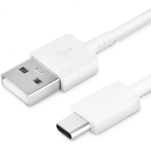 Samsung EP-DN930CWE USB-A - USB-C 3A kábel 1.2m (Csere csomagolásban) - fehér - 1