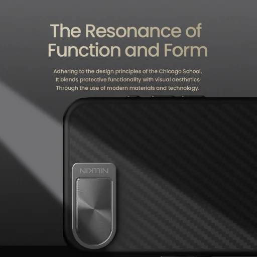 Nillkin CarboProp Aramid Mágneses tok Apple iPhone 16e Fekete - 6