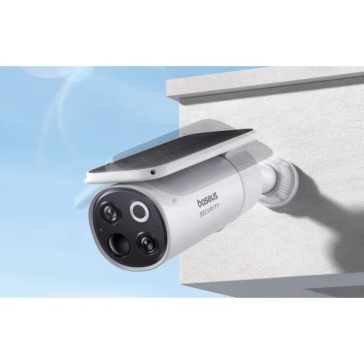 Baseus S1 Pro 3K Dual kültéri kamera fehér EU - 3